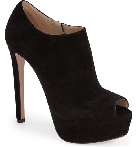 prada peep toe bootie|Prada Designer Booties for Women .